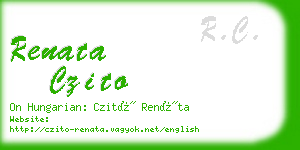 renata czito business card